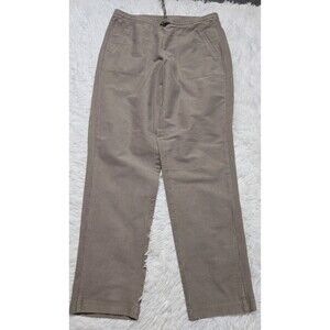 J. Jill Tan Athleisure Comfort Cotton Jogger Pants Size Medium Tall 34x32 NWT